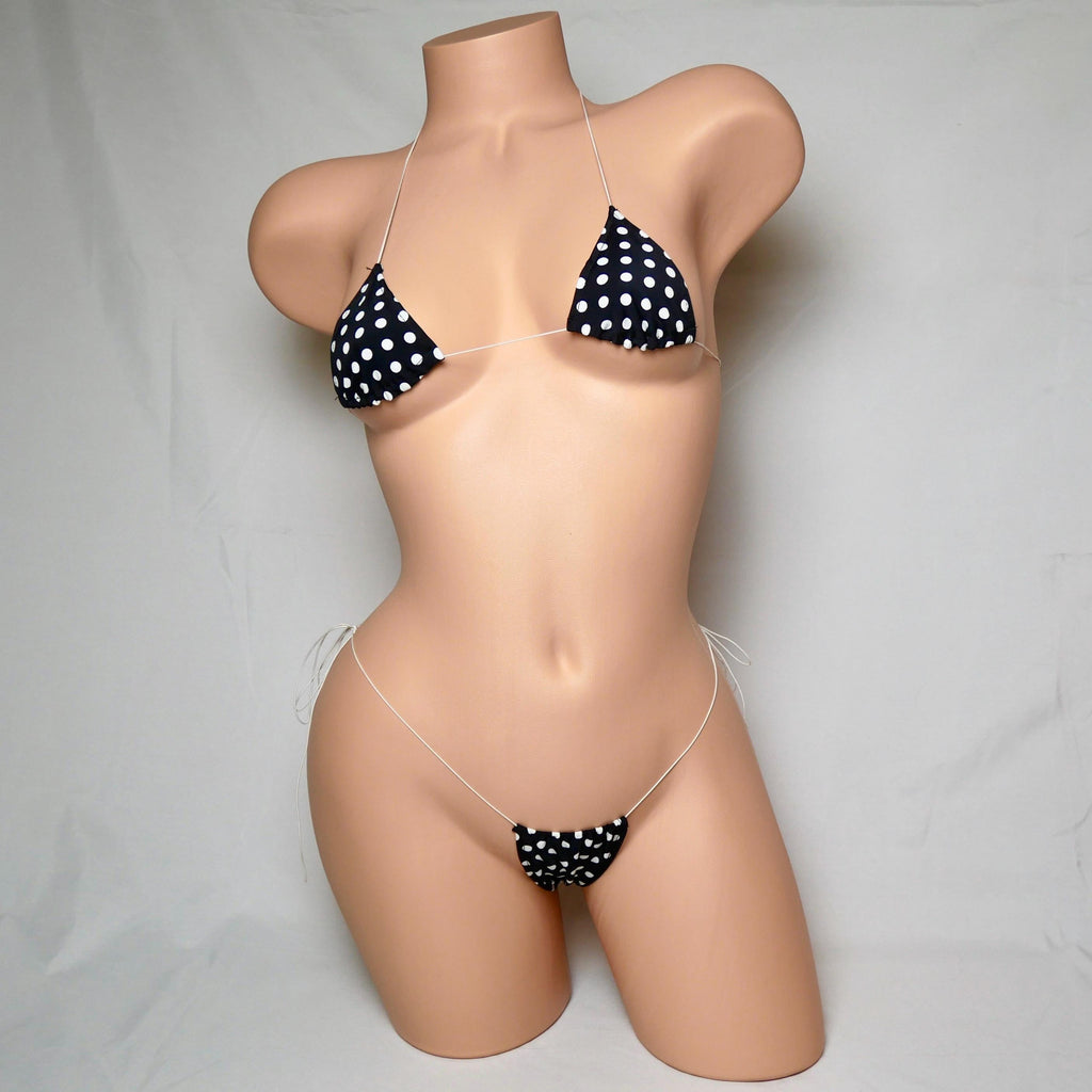 Polka dot Triangle Floss Bikini